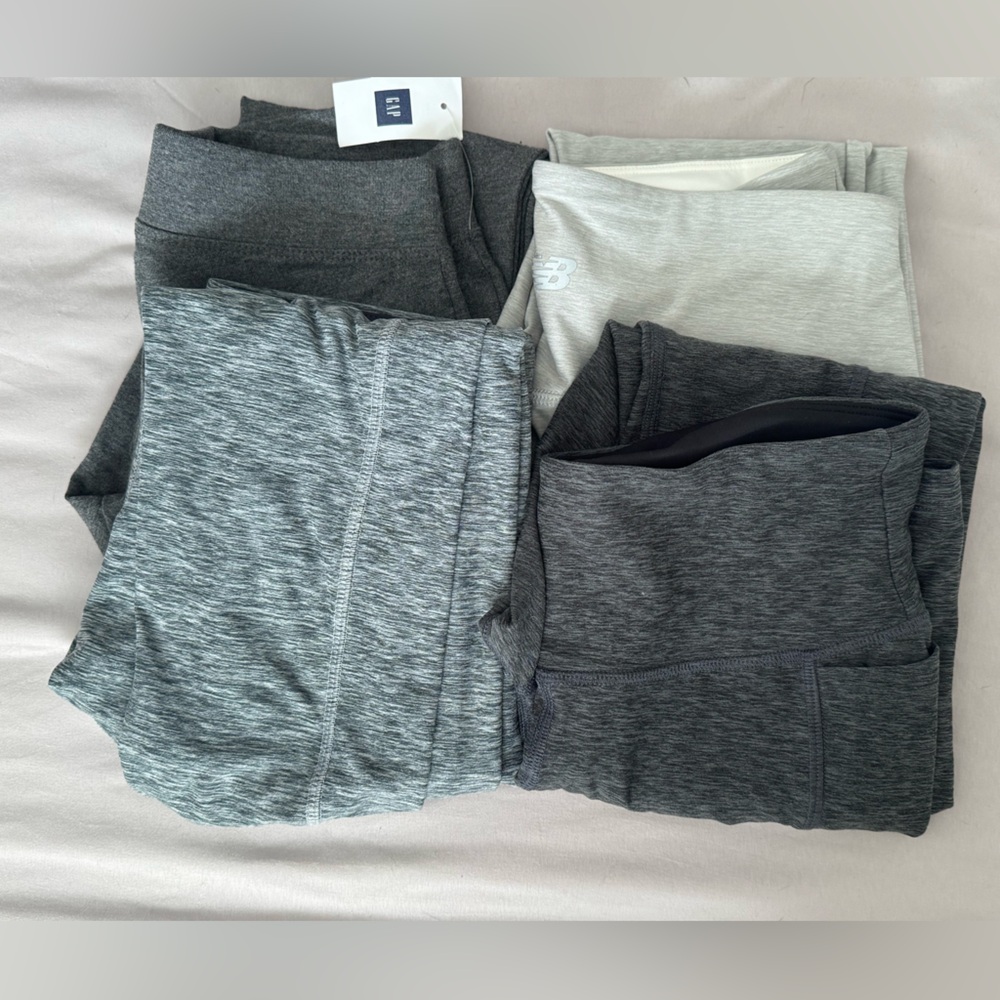 Bundle of Leggings- new balance, gap all size small